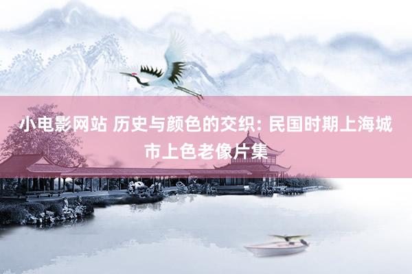 小电影网站 历史与颜色的交织: 民国时期上海城市上色老像片集