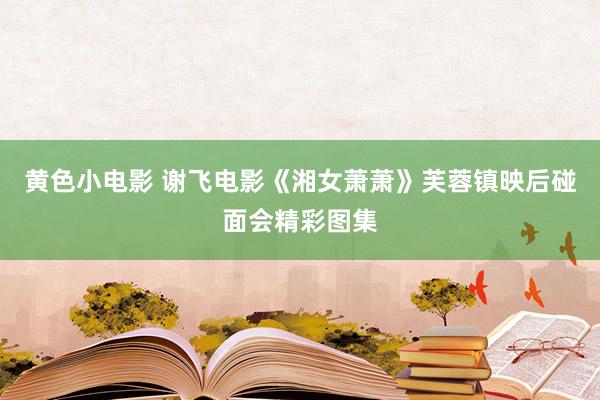 黄色小电影 谢飞电影《湘女萧萧》芙蓉镇映后碰面会精彩图集